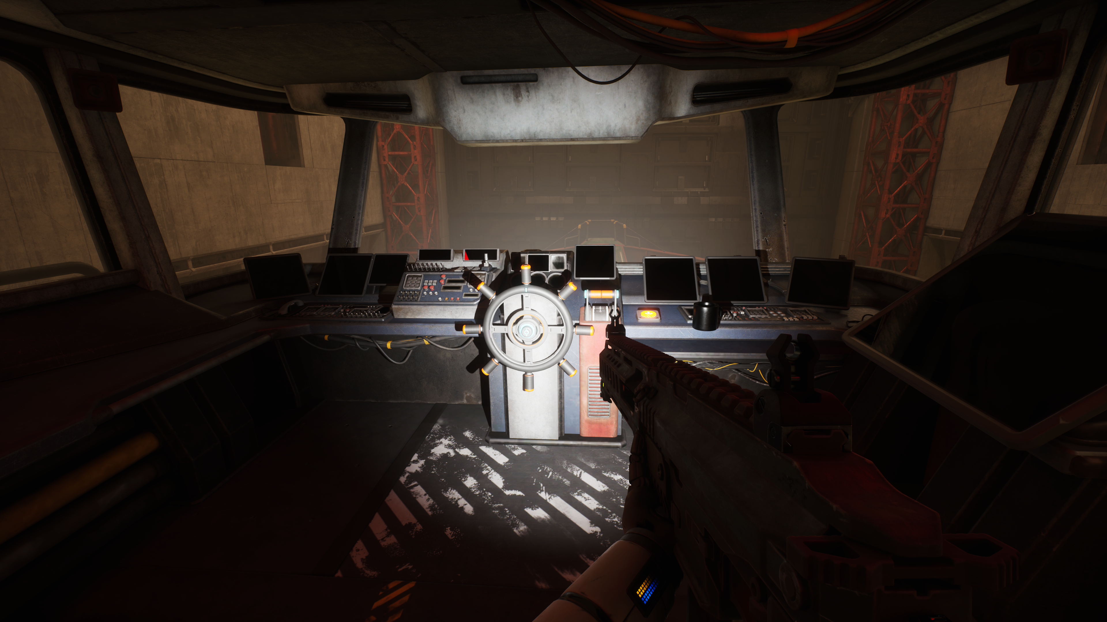 Boat with installed components